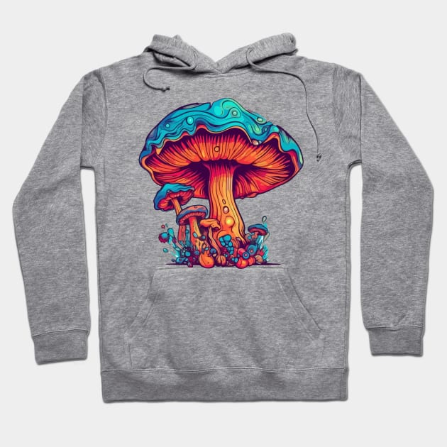 Psychedelic Mushroom Dream design Hoodie by kuallidesigns